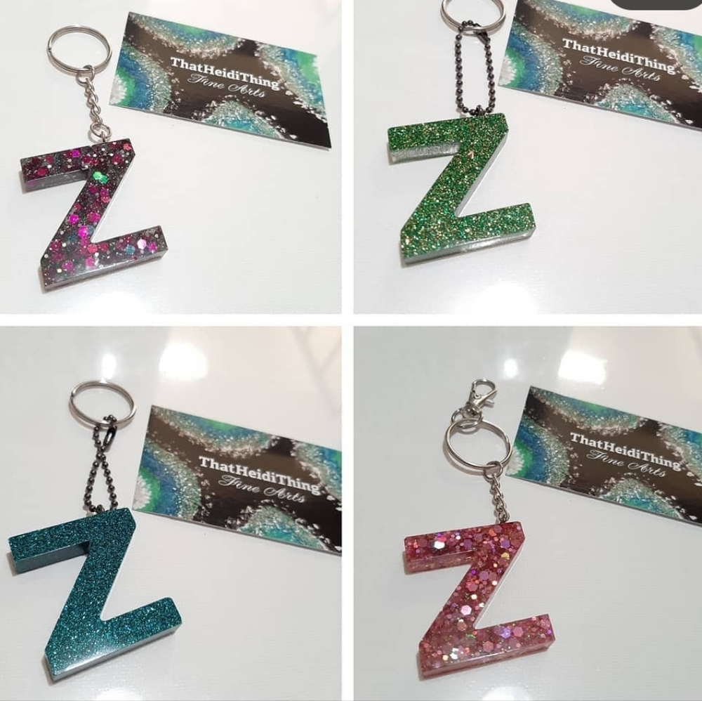 Bag charm Keychain Letter Z